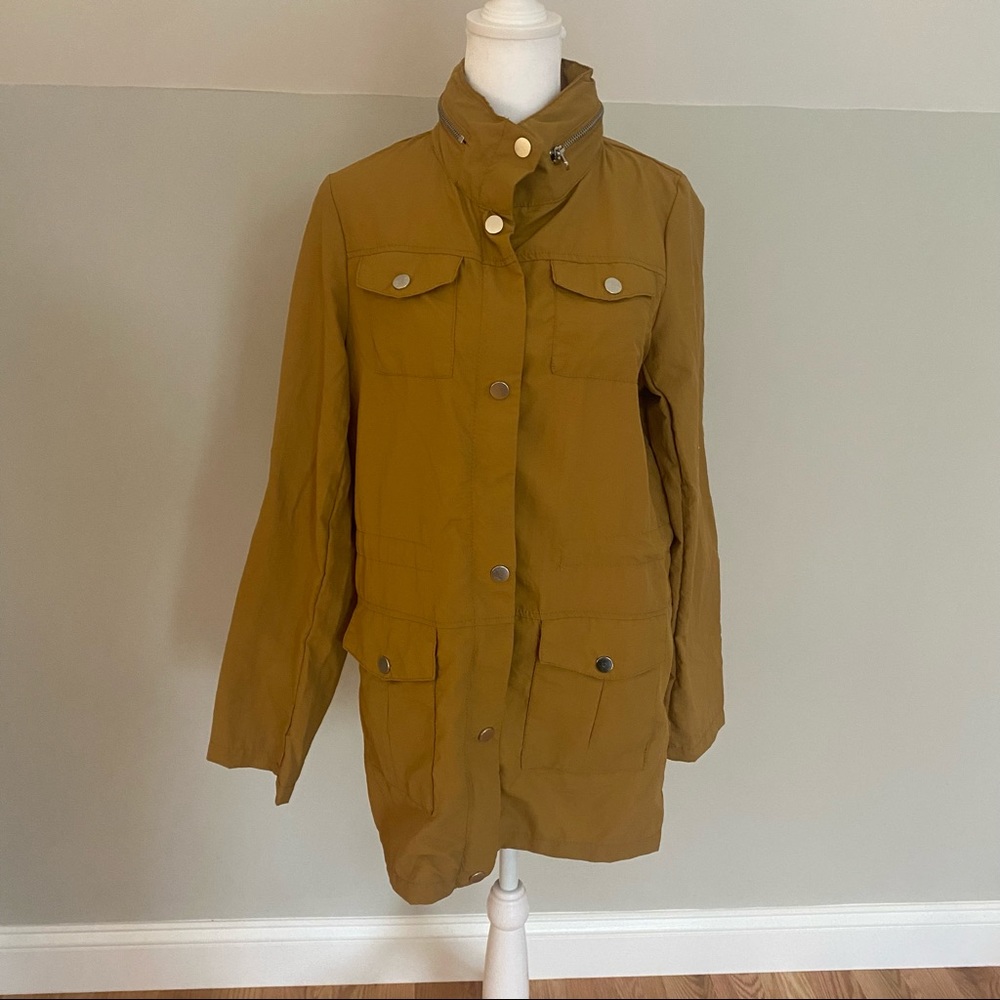 Snobbish Burnt Mustard Yellow Anorak Jacket